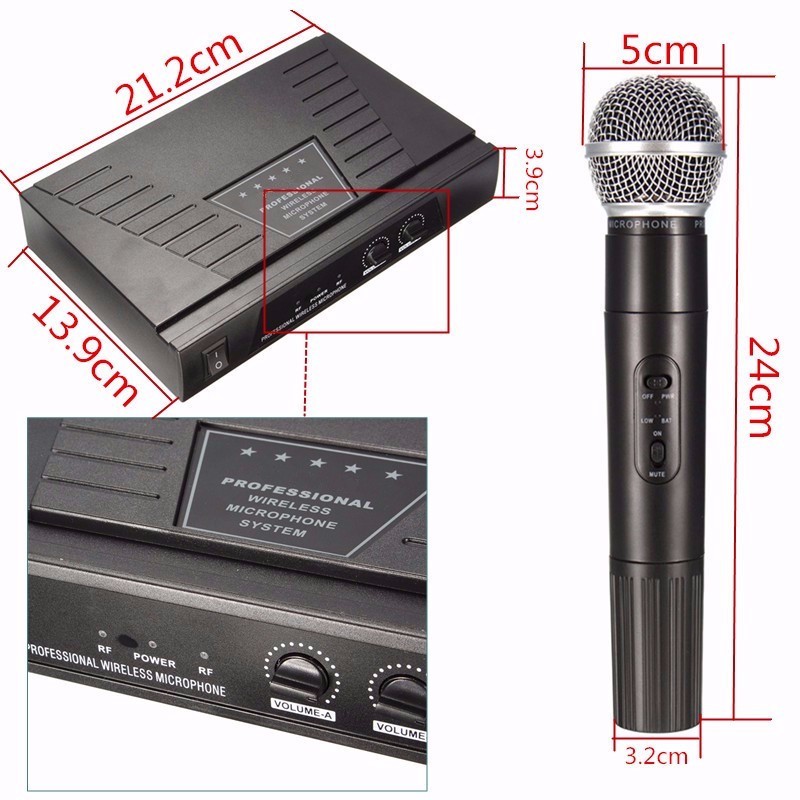 Dual-Handheld-VHF-Wireless-Radio-Microphone-With-Receiver-For-KTV-Music-1018367