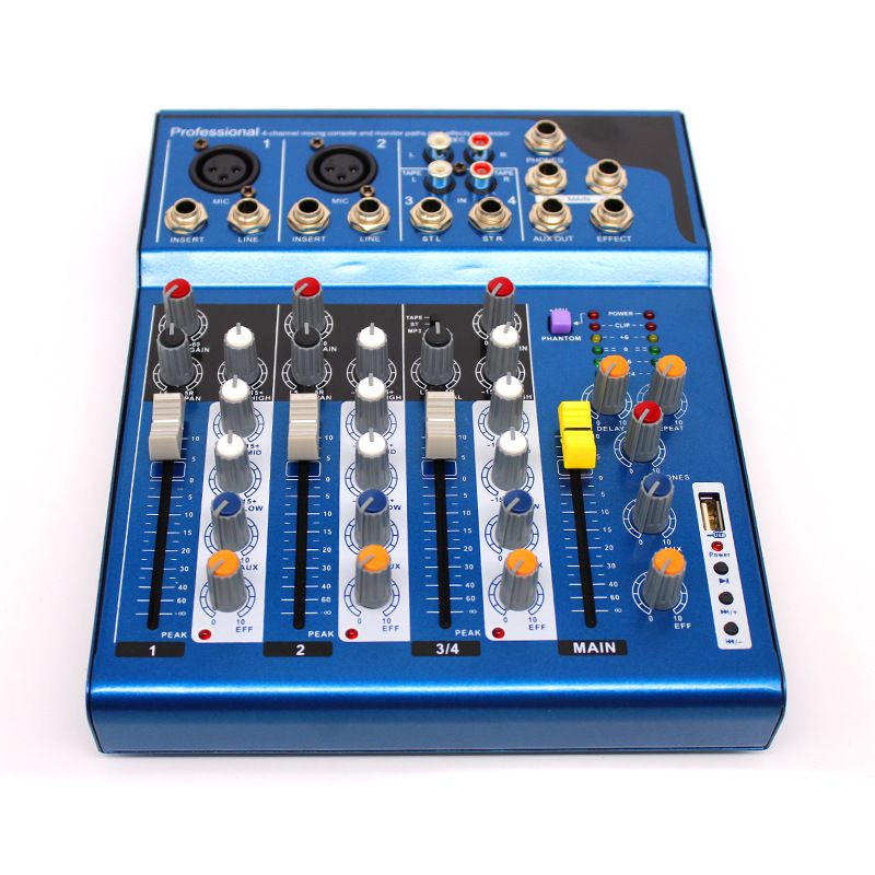 F4-USB-Digital-Mic-Line-Audio-Mixing-Mixer-Console-3-Channel-DJ-Stage-Music-Appreciation-1127508