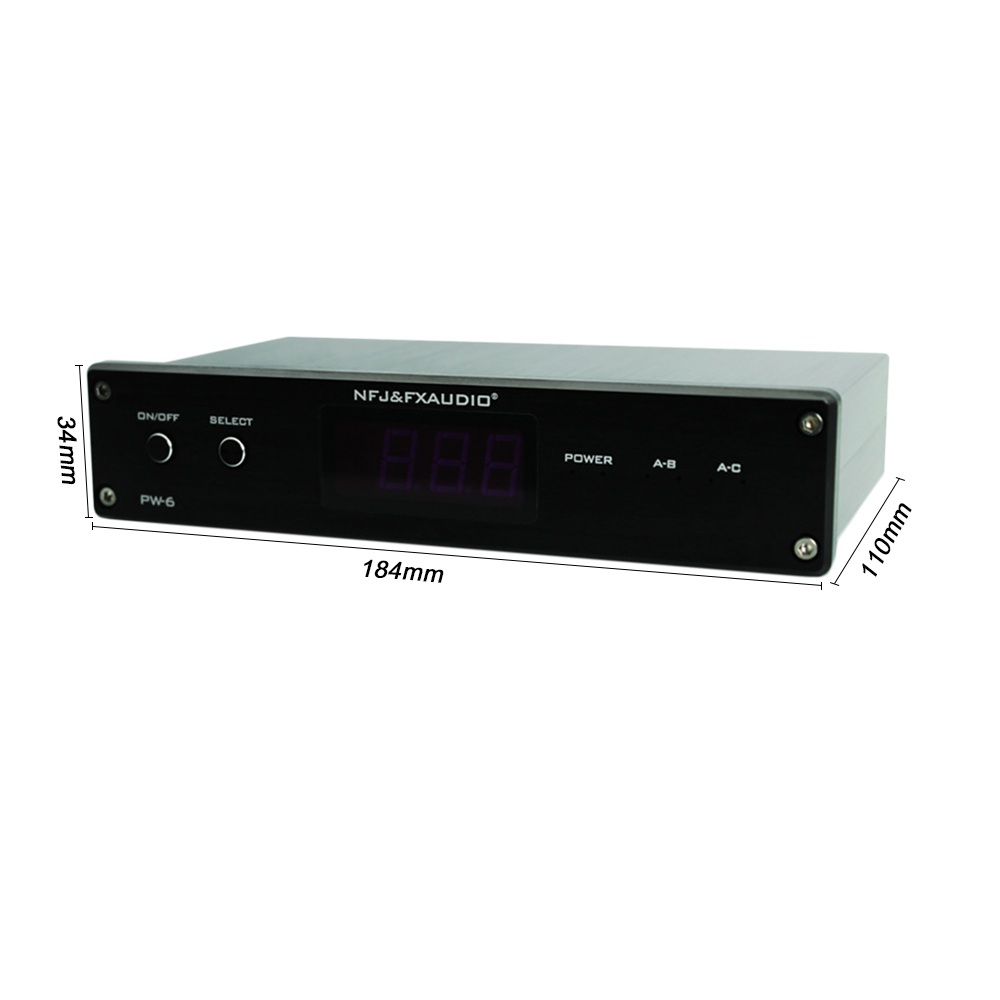 FX-Audio-PW-6-HiFi-Amplifiers-Speaker-Converter-2-in-1-out-Remote-control-1-in-2-out-Convenient-Comp-1379510