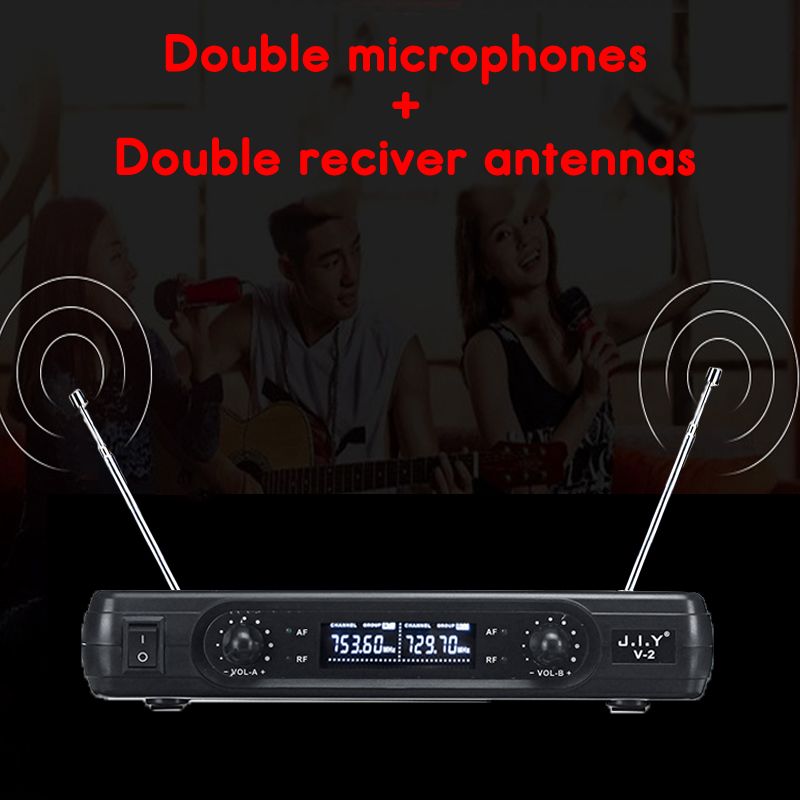 JIY-V-2-Dual-Wireless-Handheld-VHF-Microphone-System-LCD-Display-Mic-Karaoke-KTV-Microphones-Upgrade-1550773