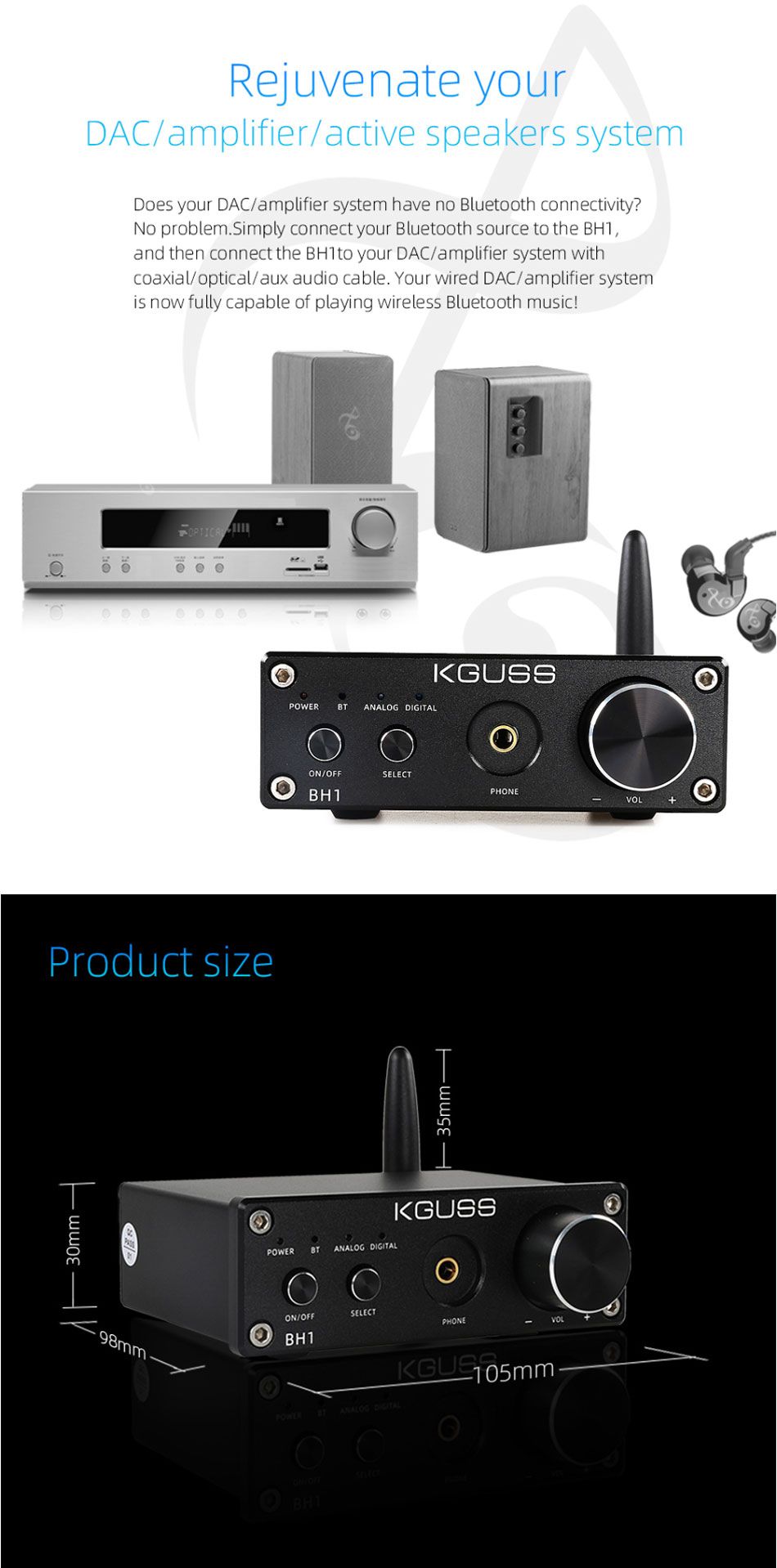 KGUSS-BH1-QCC3008-DAC-bluetooth-50-CS8406-Audio-Decoder-PCM5102A-HIFI-Lossless-Headphone-Amplifier-1606127