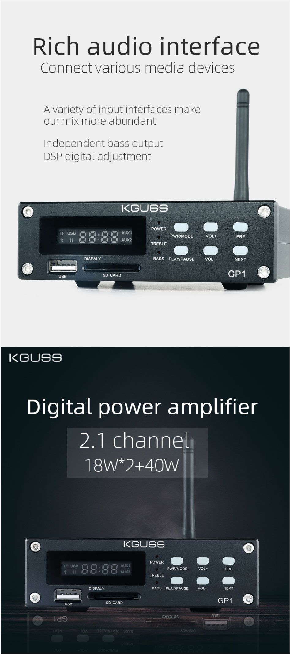 KGUSS-GP1-bluetooth-40-18Wx240W-HIFI-Lossless-Digital-Power-Amplifier-with-Remote-Control-Support-U--1610734