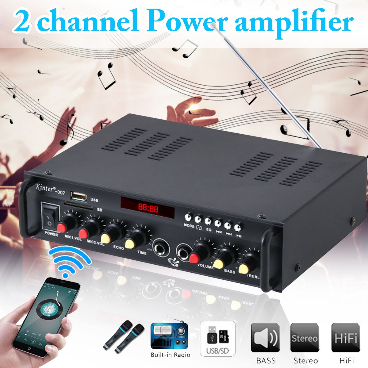 Kinter-007-2-Channel-60W-bluetooth-Power-Amplifier-AMP-Stereo-with-Remote-Control-Digital-Amp-1594318
