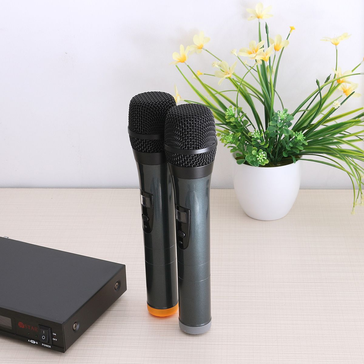 LED-Display-2-Channel-Karaoke-Wireless-Handheld-Microphone-Cordless-Dual-Mic-System-with-Receiver-1529927