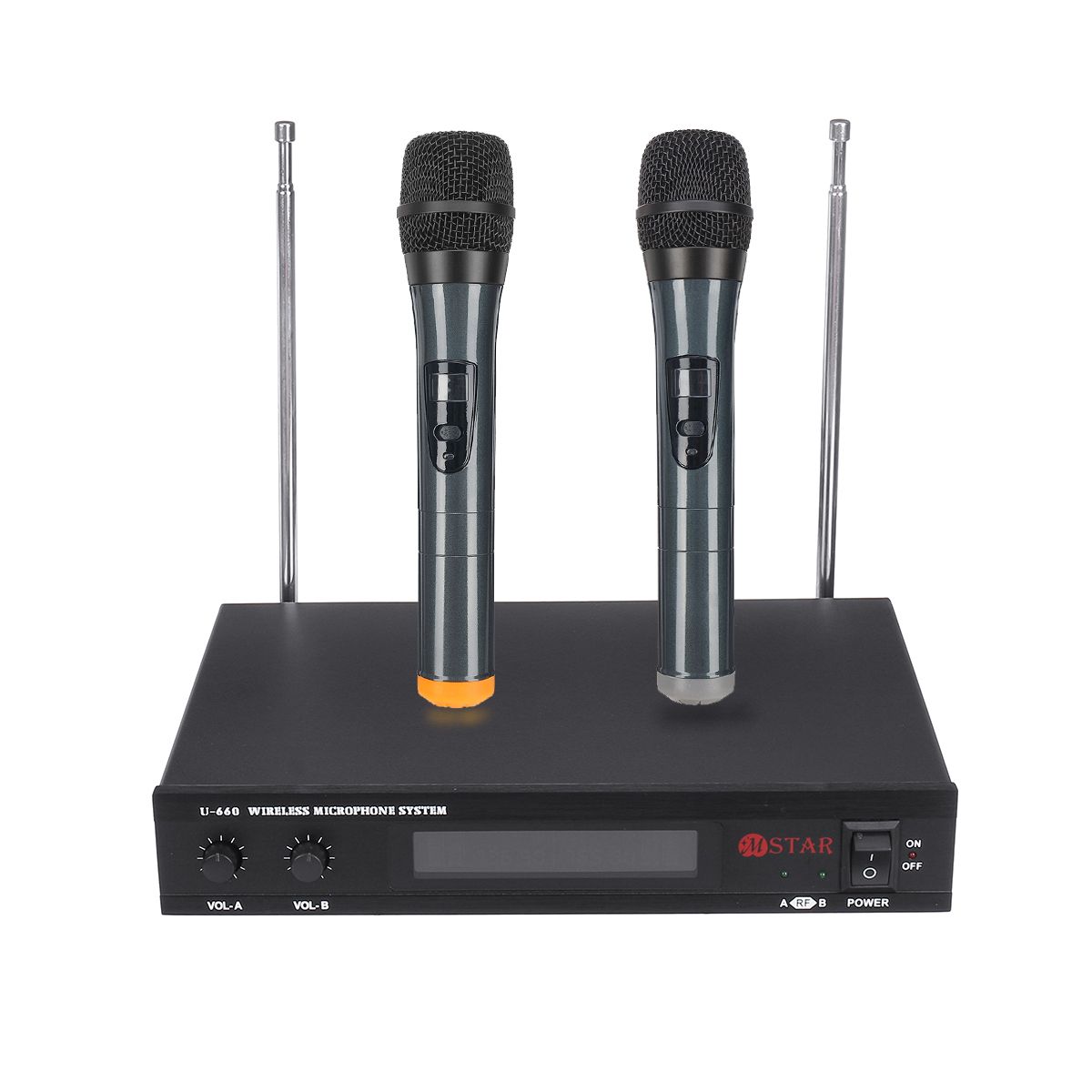 LED-Display-2-Channel-Karaoke-Wireless-Handheld-Microphone-Cordless-Dual-Mic-System-with-Receiver-1529927