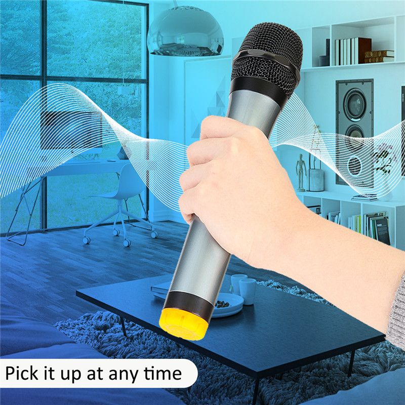 Portable-UHF-2-Channel-Wireless-Microphone-500-599-Mhz-Karaoke-Wedding-Evening-Party-DJ-EU-UK-US-Plu-1468754