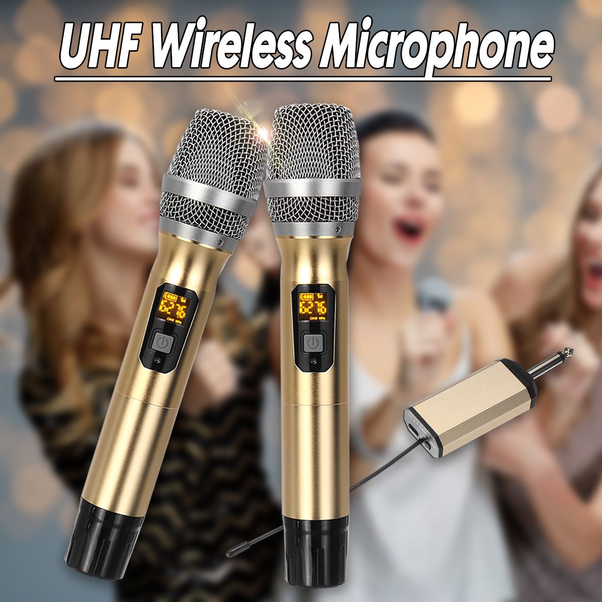 Portable-UHF-Wireless-Microphone-System-2-Handheld-Mics-Speaker-Player-with-Digital-Receiver-for-Sta-1530134