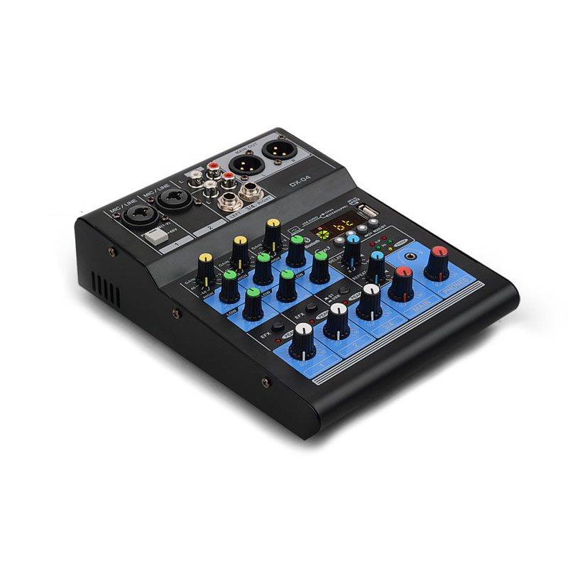 Professional-bluetooth-Sound-Card-4-Channel-Audio-Mixer-USB-Small-Mixing-Console-for-Home-Stage-Kara-1569104