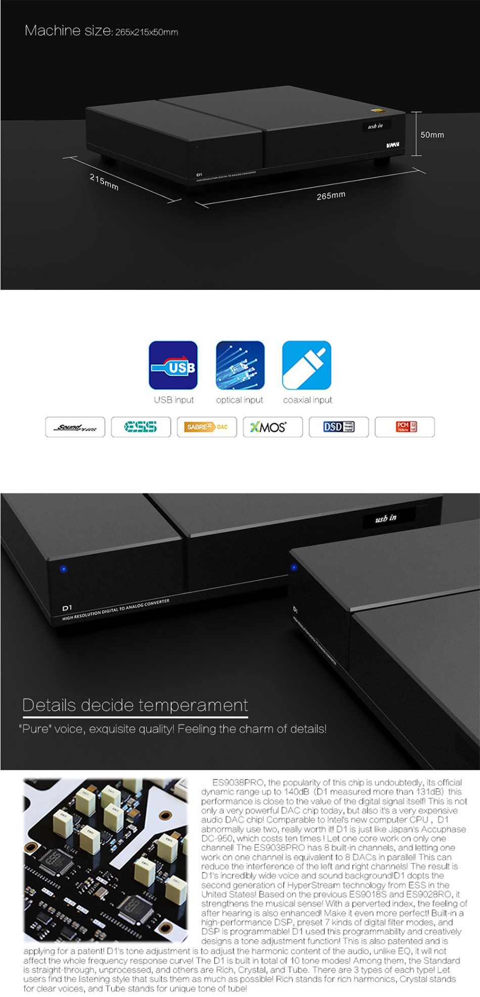 SMSL-VMV-D1-High-end-Pure-USB-DAC-Chips-2xES9038-PRO-PCM768-DSD512-XMOS-Support-Optical-Coaxial-USB--1531083