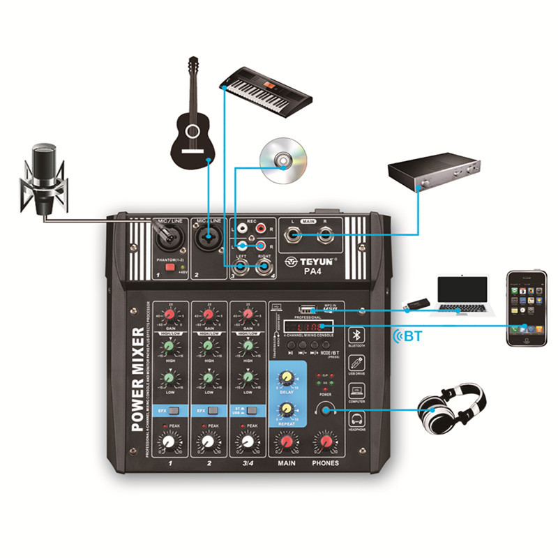 TEYUN-PA4-4-Channel-Audio-Mixer-Mixing-Console-with-Built-in-2x100W-Amplifier-for-DJ-KTV-Karaoke-Sta-1565807