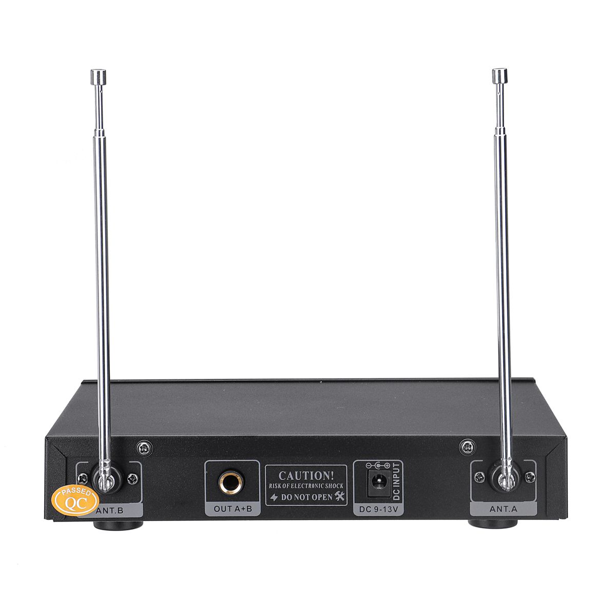 UHF-220-270MHz-Wireless-Microphone-System-Receiver-Dual-Mic-Handheld-Cordless-KTV-Stage-1468898