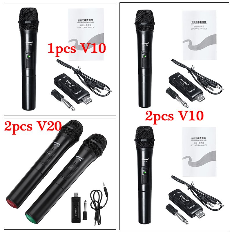 UHF-USB-35mm-635mm-Wireless-Microphone-Megaphone--Mic-with-Receiver-for-Karaoke-Speech-Loudspeaker-1580116