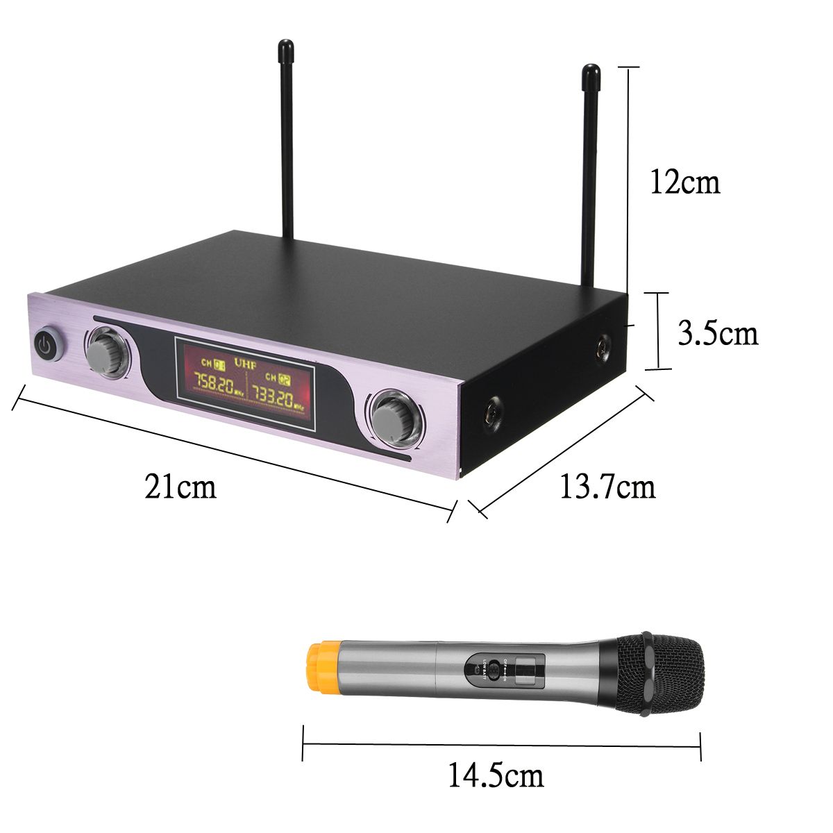 VHF-Wireless-Microphone-Receiver-2-Channel-Transmitter-System-Two-Handheld-Microphone-1291772
