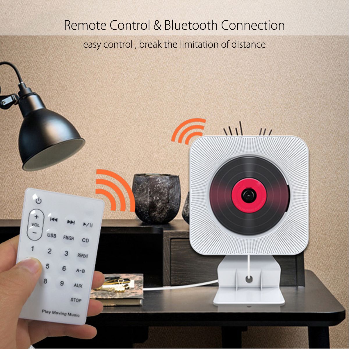 bluetooth-Wall-Mount-Mountable-HD-DVD-Player-Speaker-Remote-Control-FM-Stereo-1402837