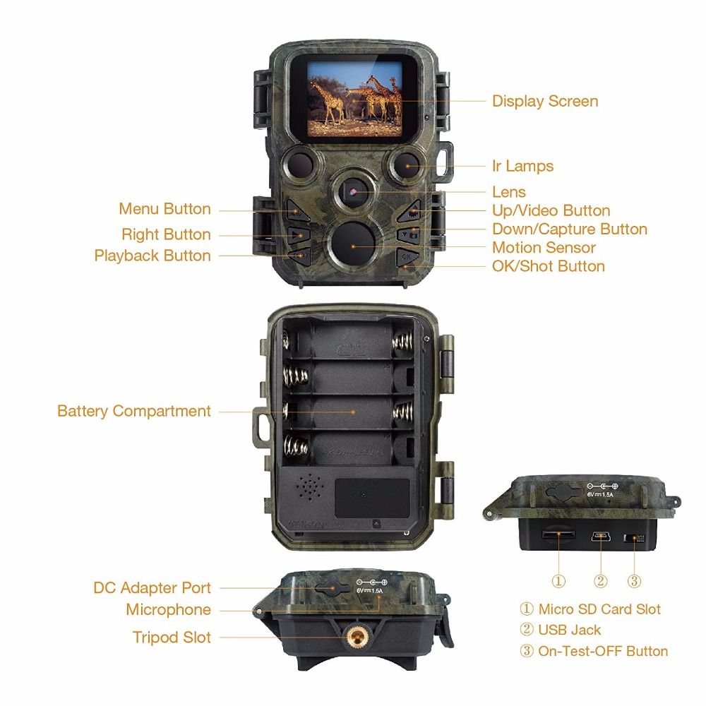 H501-IP66-Waterproof-12MP-1080P-HD-Night-Version-Wild-Life-Animal-Trail-Track-Hunting-Camera-1343128