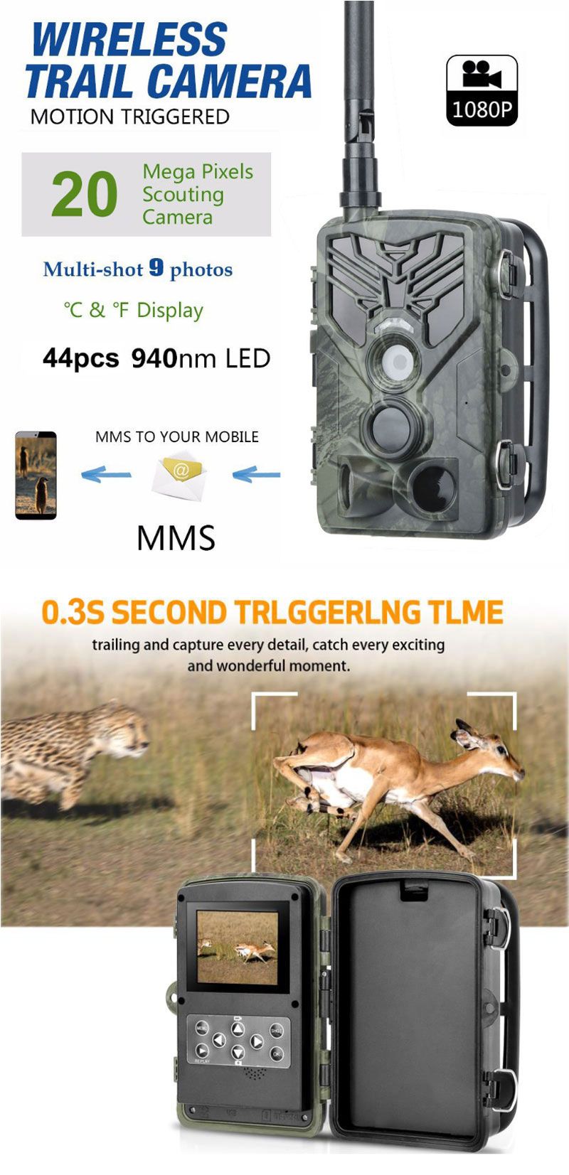 HC-810LTE-20MP-4G-1080P-HD-Waterproof-44pcs-940nm-LEDs-Hunting-Trail-Track-Camera-Night-Version-1534625
