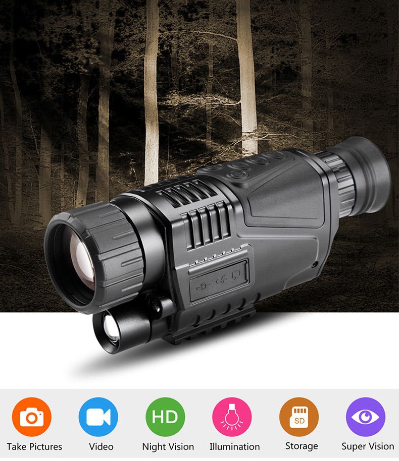 NVI-300-IR-Infrared-Digital-Night-Vision-Wildlife-Observe-Hunting-Telescope-Range-200M-Support-Takin-1707744