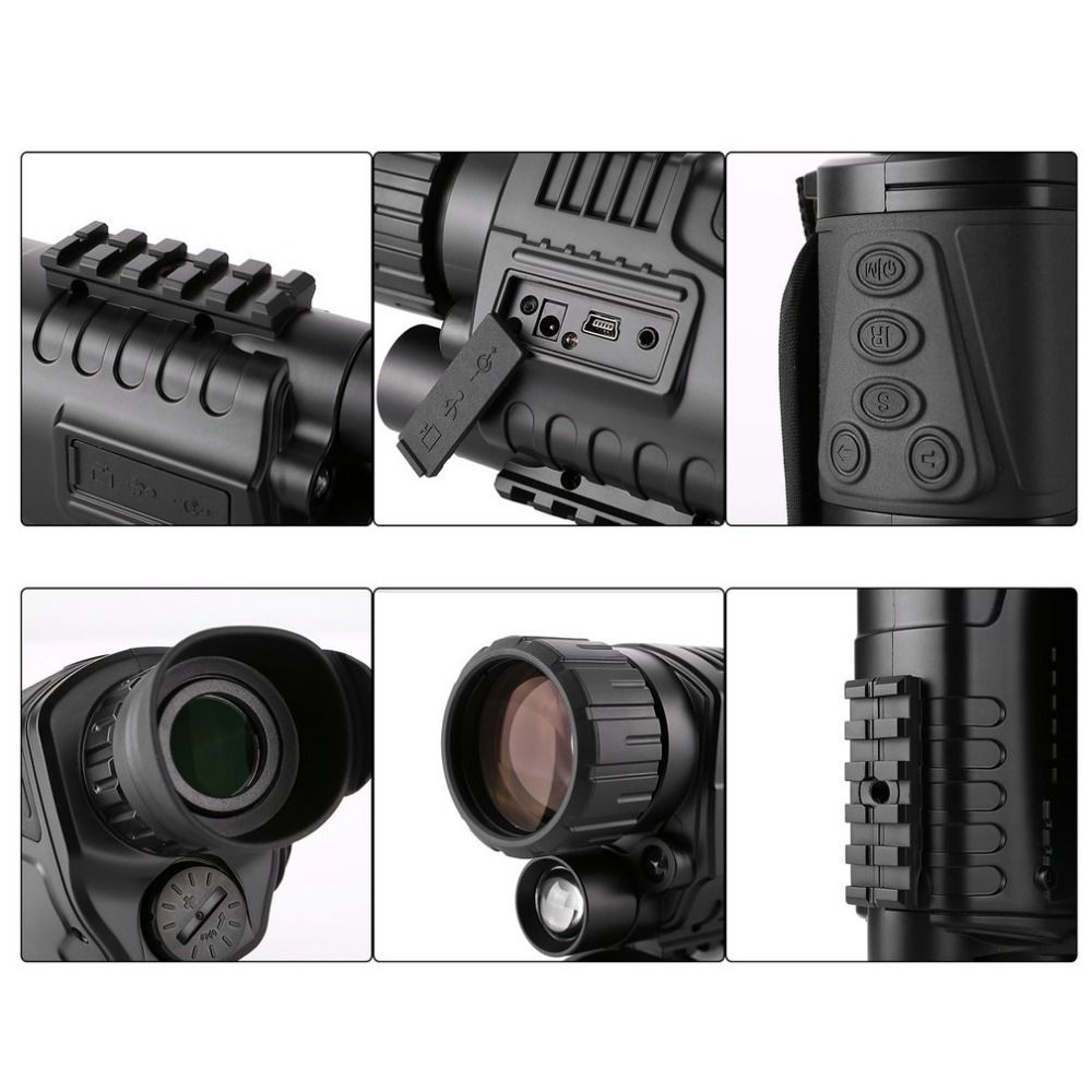 NVI-300-IR-Infrared-Digital-Night-Vision-Wildlife-Observe-Hunting-Telescope-Range-200M-Support-Takin-1707744