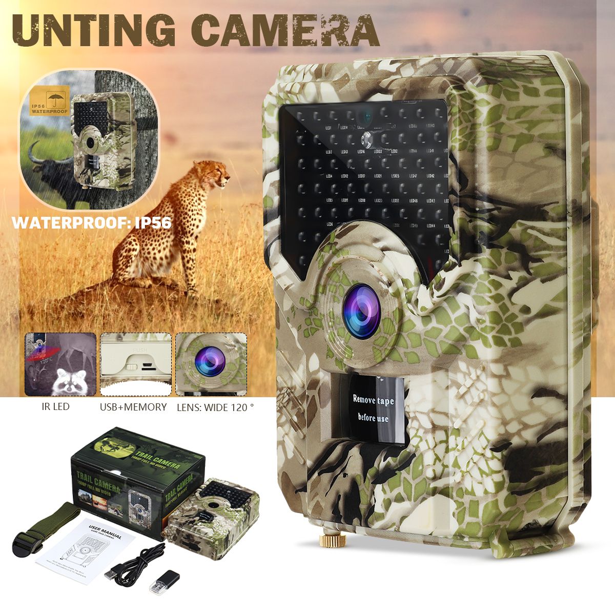 PR200-Outdoor-Hunting-Camera-1080P-IR-Night-Vision-HD-Trail-Wildlife-Tracing-Game-IP56-1763905