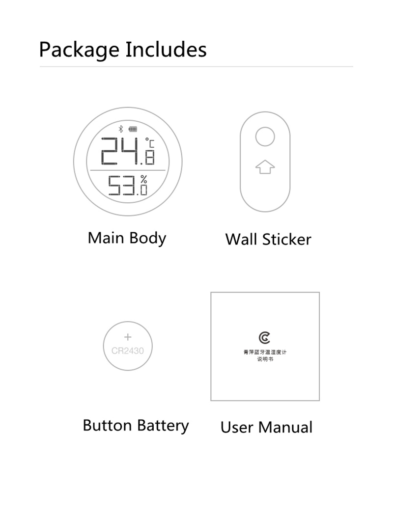 ClearGrass-Digital-bluetooth-Thermometer-Hygrometer-050-degC-Electronic-Ink-Screen-Work-with-App-1408476