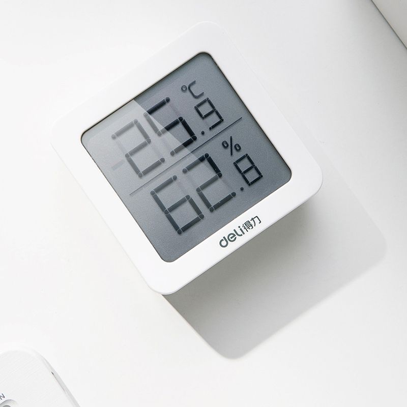 Deli-Digital-Thermometer-Hygrometer-LCD-Clear-Display-Standing-and-Hanging-Dual-Use-1579924