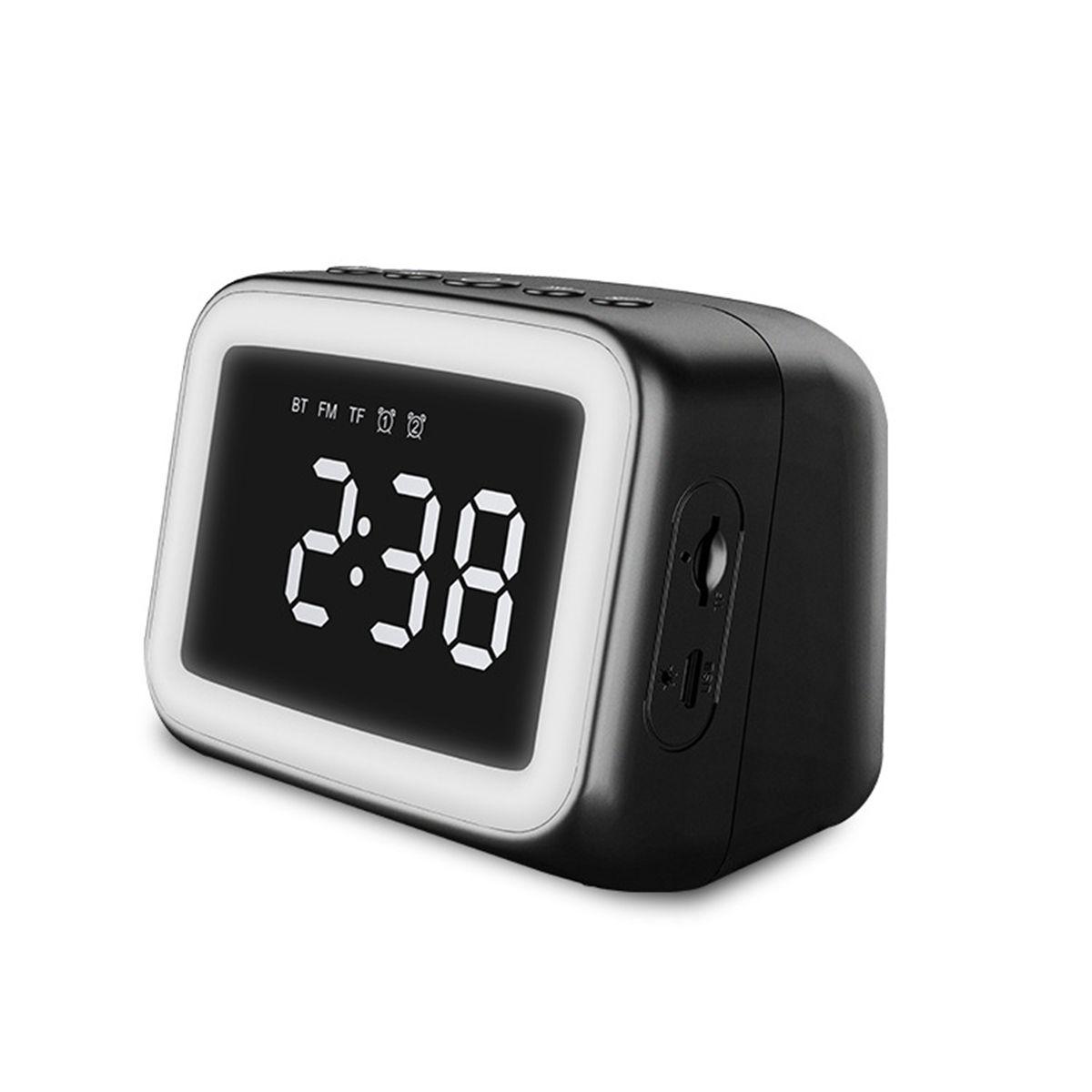 Digital-Alarm-Clock-FM-Radio-Wireless-bluetooth-50-LED-Mirror-With-Speaker-1752623