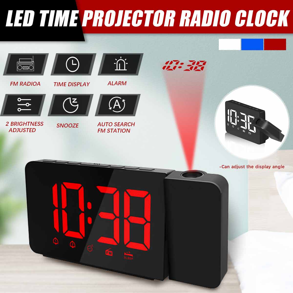 Digital-LED-Alarm-Clock-Time-Projection-Snooze-FM-Radio-Adjustable-Brightness-1639018