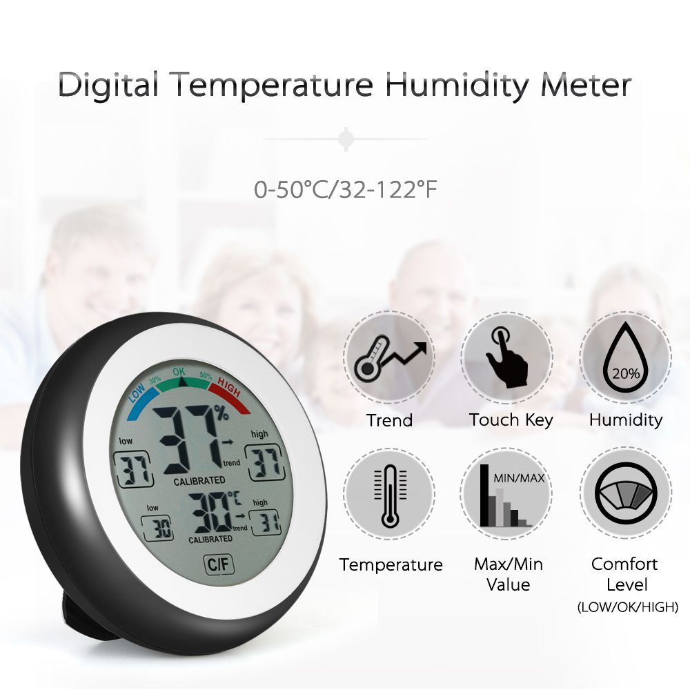 ECSEE-2pcs-DANIU-GreenRose-Multifunctional-Digital-Thermometer-Hygrometer-Temperature-Humidity-Meter-1356104