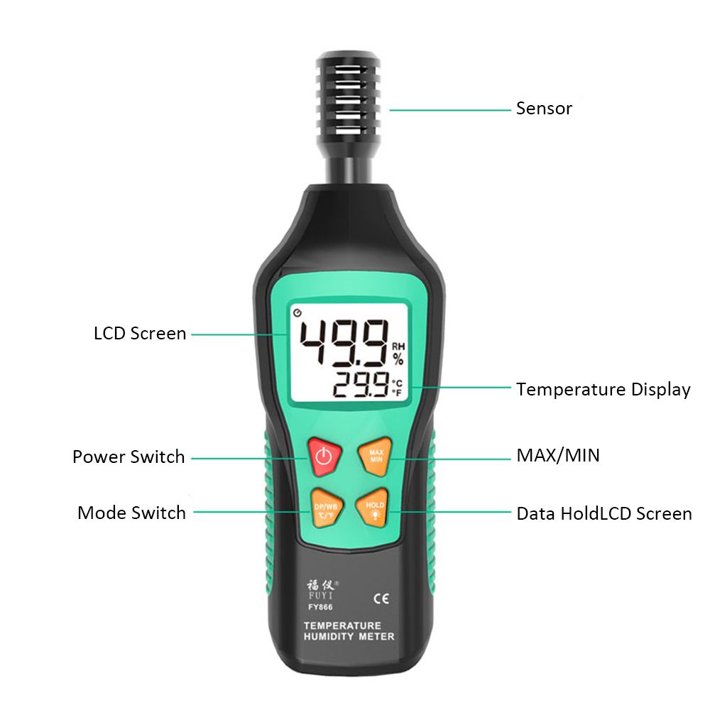 FUYI-FY866-Digital-Thermometer-Hygrometer-Mini-Weather-Station-Wet-Bulb-Dew-Point-Temperature-Meter--1584795