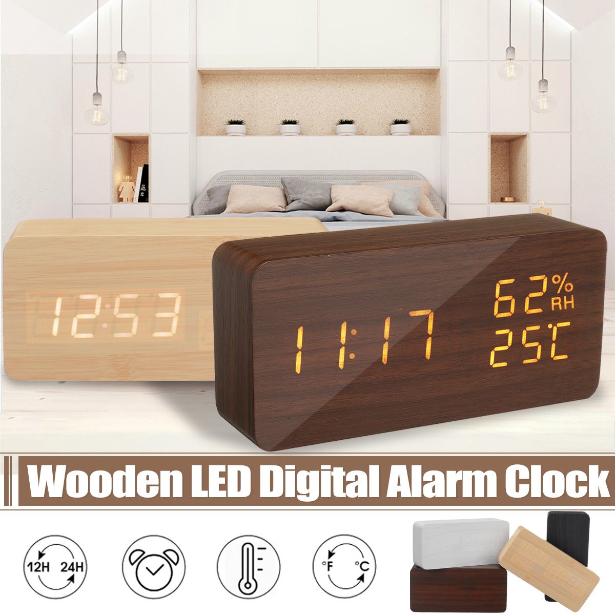 Modern-Wooden-Wood-Digital-Thermometer-USB-Charger-LED-Desk-Alarm-Wireless-Clock-1739446