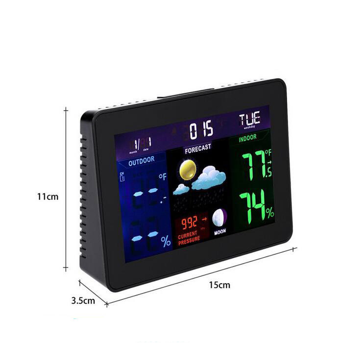 TS-71-Indoor-Outdoor-Temperature-Monitor-Digital-Weather-Station-DCF77-RCC-Thermometer-RH-Barometric-1085766