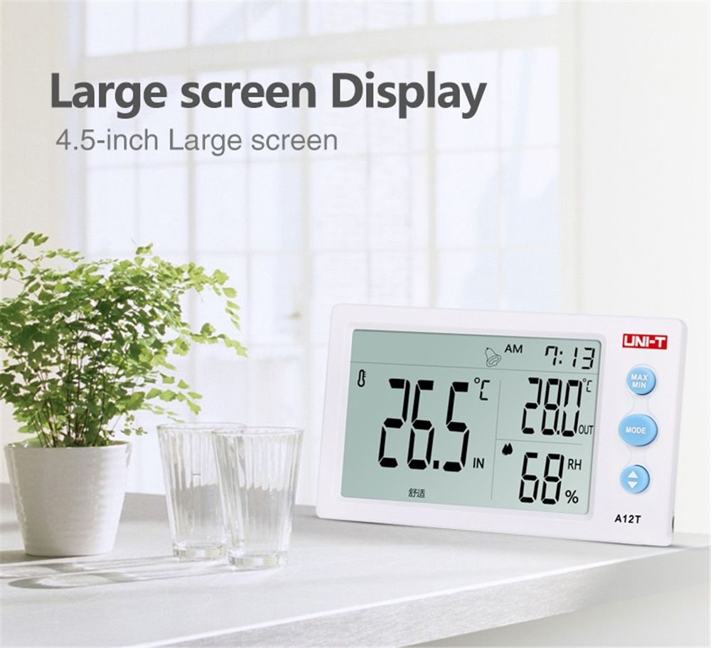 UNI-T-A13T-Digital-Temperature-Thermometer-Indoor-Outdoor-Instrument-Alarm-Clock-Weather-Station-1310672