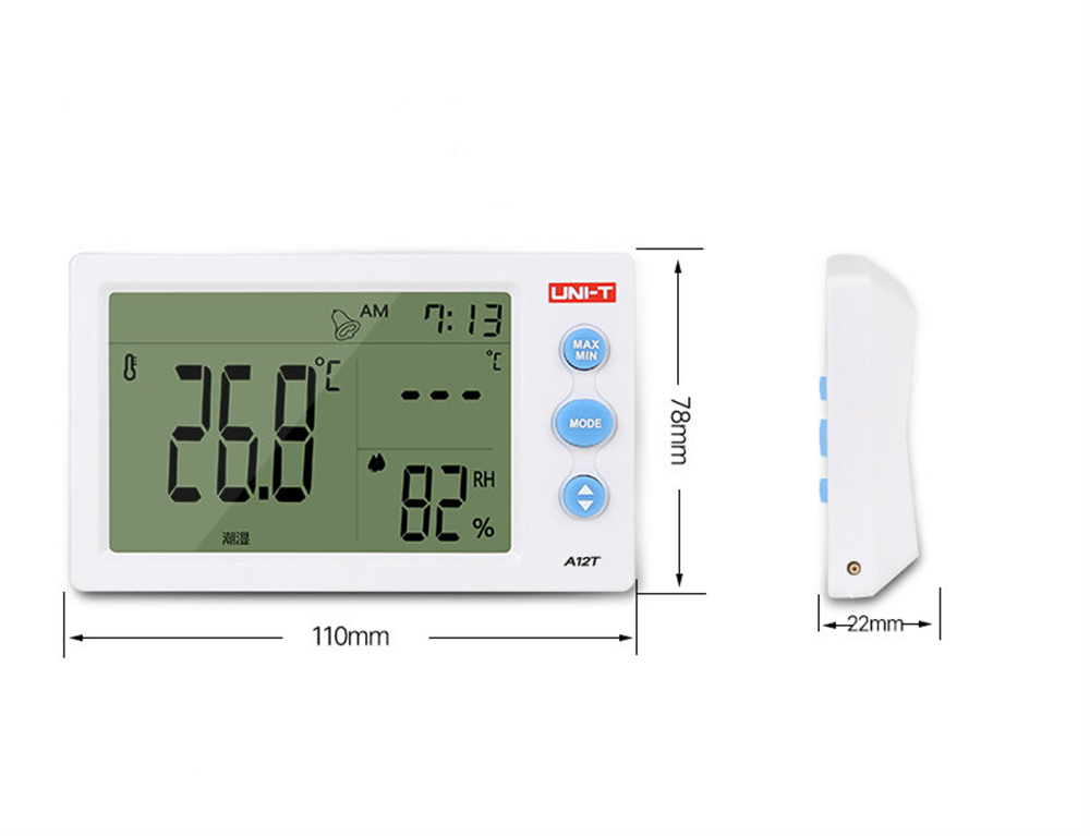 UNI-T-A13T-Digital-Temperature-Thermometer-Indoor-Outdoor-Instrument-Alarm-Clock-Weather-Station-1310672