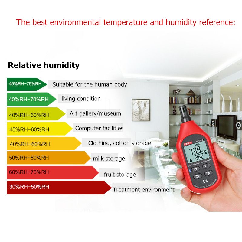 UNI-T-UT333BT-bluetooth-Digital-LCD-Thermometer-Hygrometer-Mini-Temperature-Humidity-Meter-1236779