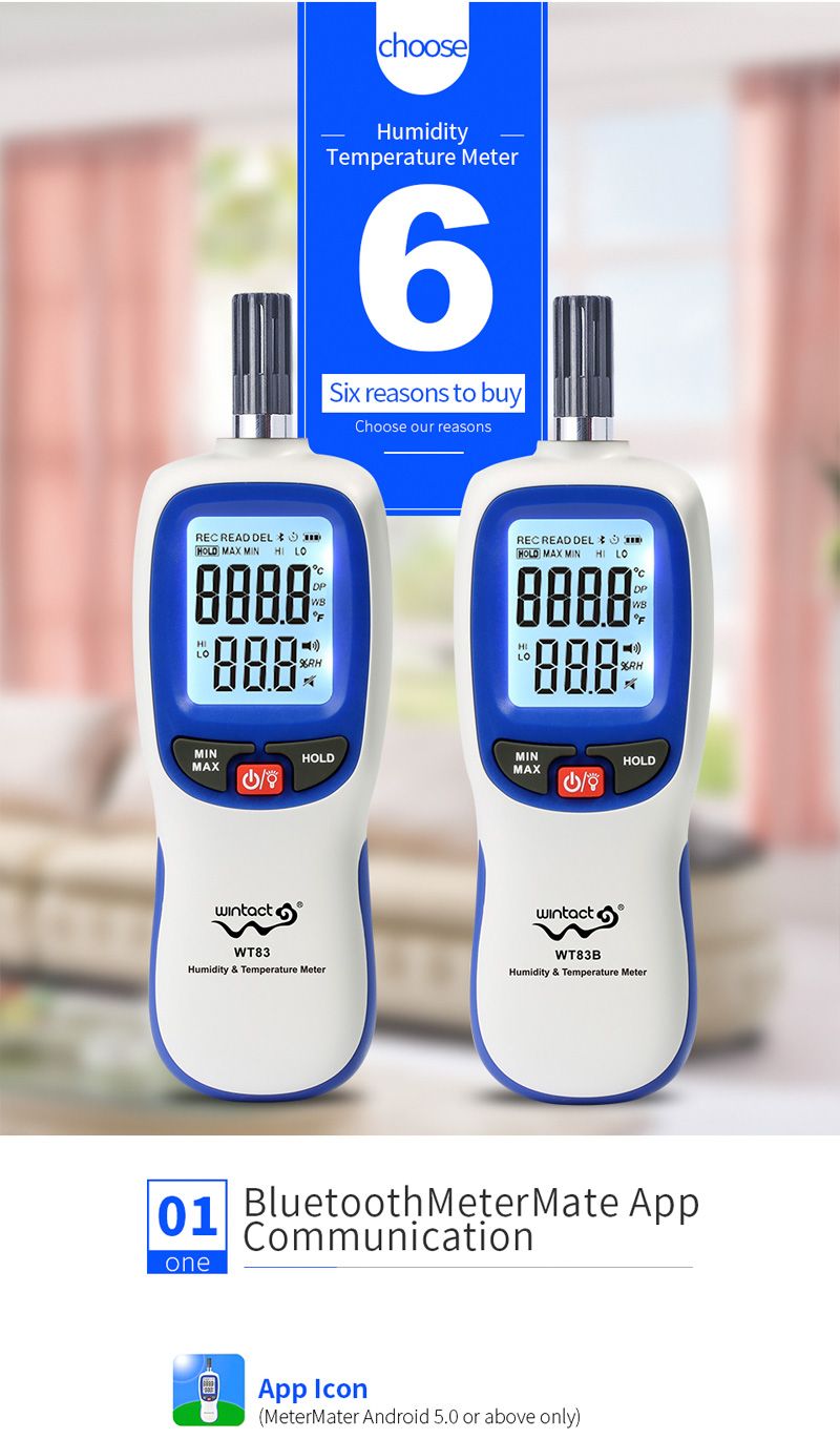 Wintact-WT83-WT83B-bluetooth-Digital-Temperature-Humidity-Meter-Thermometer-Hygrometer-Dew-Point-amp-1242495