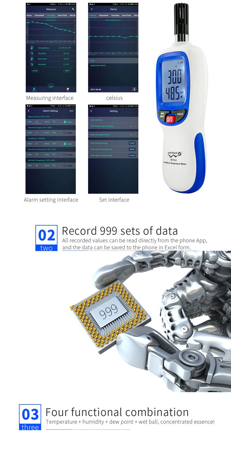 Wintact-WT83-WT83B-bluetooth-Digital-Temperature-Humidity-Meter-Thermometer-Hygrometer-Dew-Point-amp-1242495