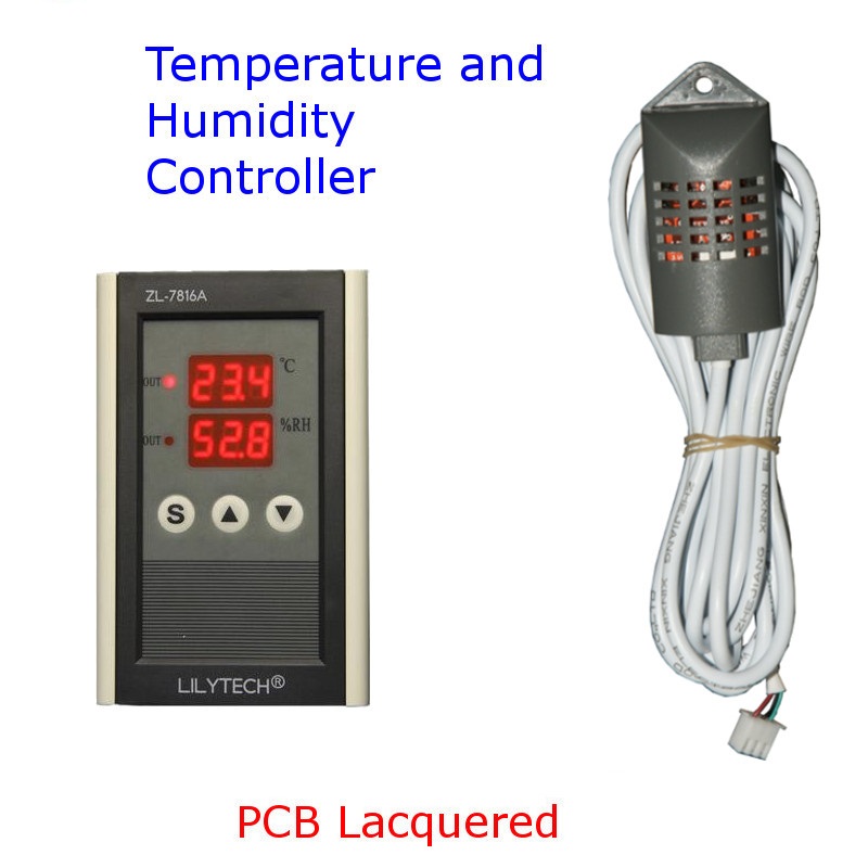 ZL-7816A-12V-Thermometer-and-Hygrometer-Temperature-amp-Humidity-Meter-Thermostat-and-Hygrostat-Incu-1390195