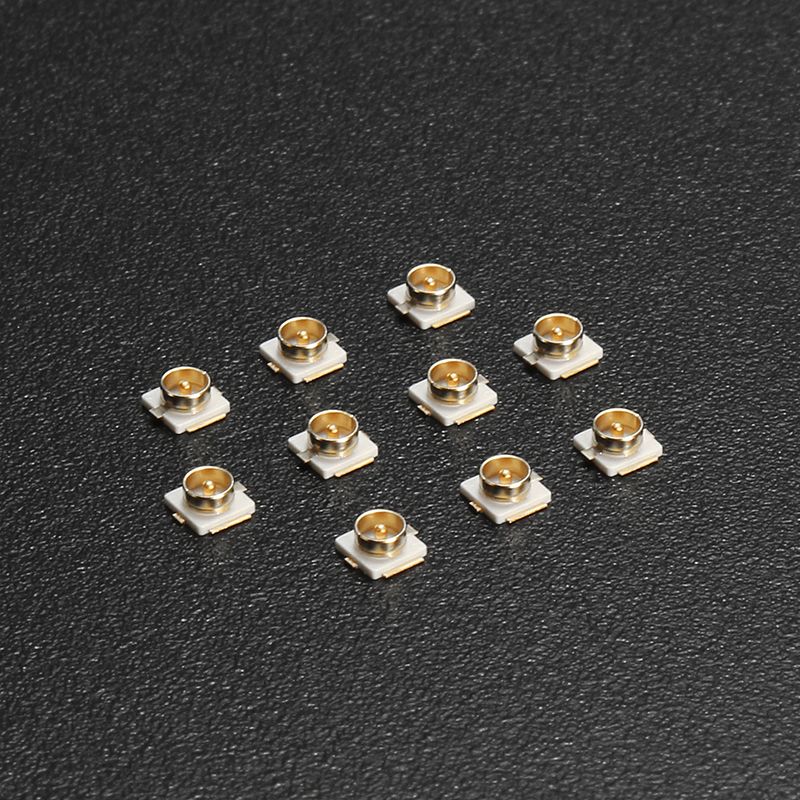 10-PCS-UFL-IPEX-IPX-Connector-with-Mounting-Pedestal-Plate-SMT-Solder-Paster-20279-001E-01-for-FPV-A-1221544