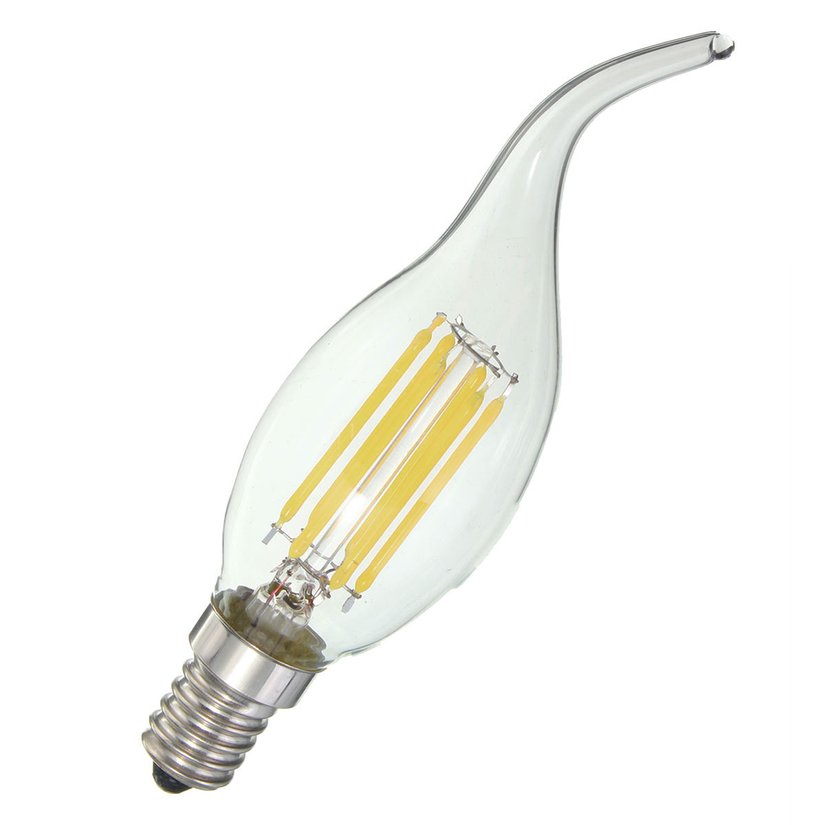 Dimmable-E14-6W-COB-600Lm-Edison-Filament-Bulb-LED-Light-Candle-AC-110V-1067052