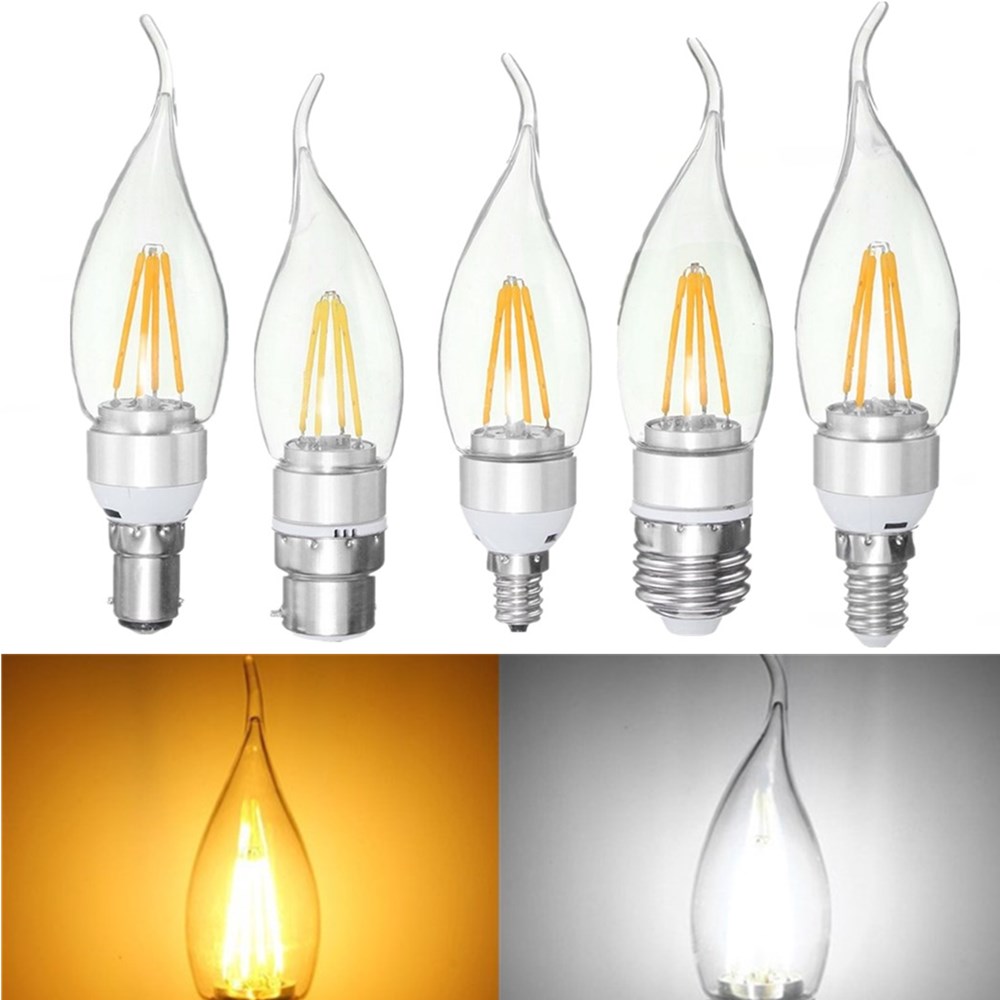 E27-E14-E12-B22-B15-4W-Silver-Pull-Tail-Incandescent-Light-Lamp-Bulb-Non-Dimmable-110V-1136595
