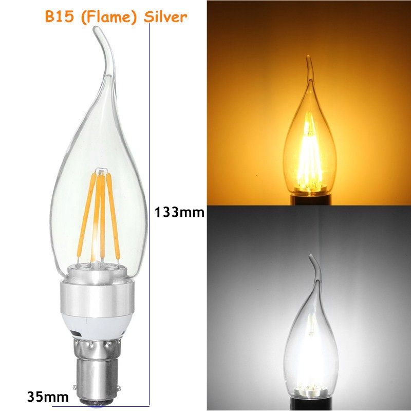 E27-E14-E12-B22-B15-4W-Silver-Pull-Tail-Incandescent-Light-Lamp-Bulb-Non-Dimmable-110V-1136595