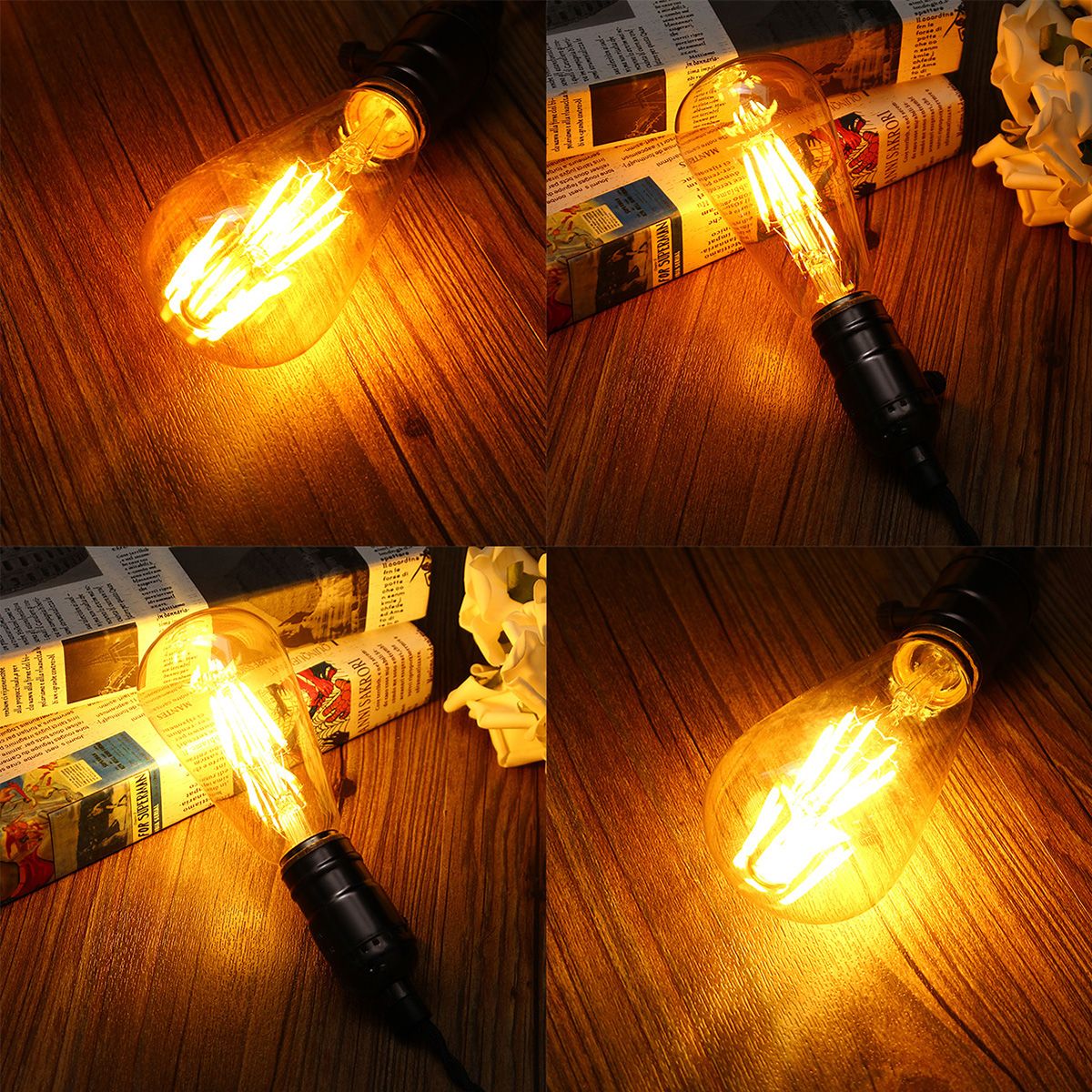 E27-ST64-8W-Golden-Cover-Dimmable-Edison-Retro-Vintage-Filament-COB-LED-Bulb-Light-Lamp-AC110220V-1113825