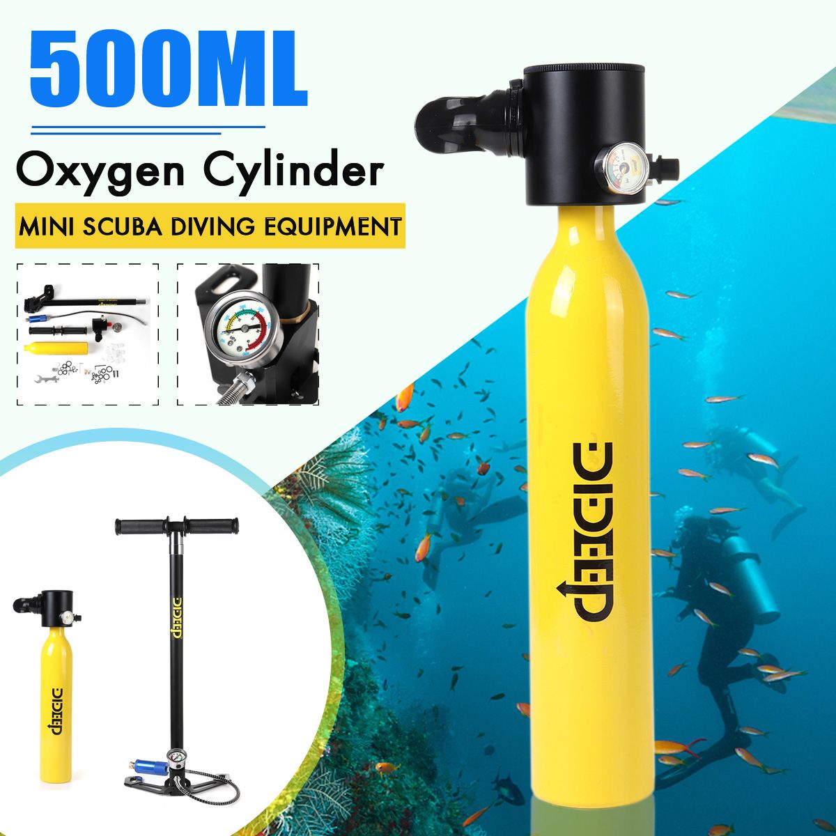 05L-Diving-Mini-Scuba-Cylinder-Oxygen-Tank-Underwater-Breath-Equipment-inflator-Set-1718624