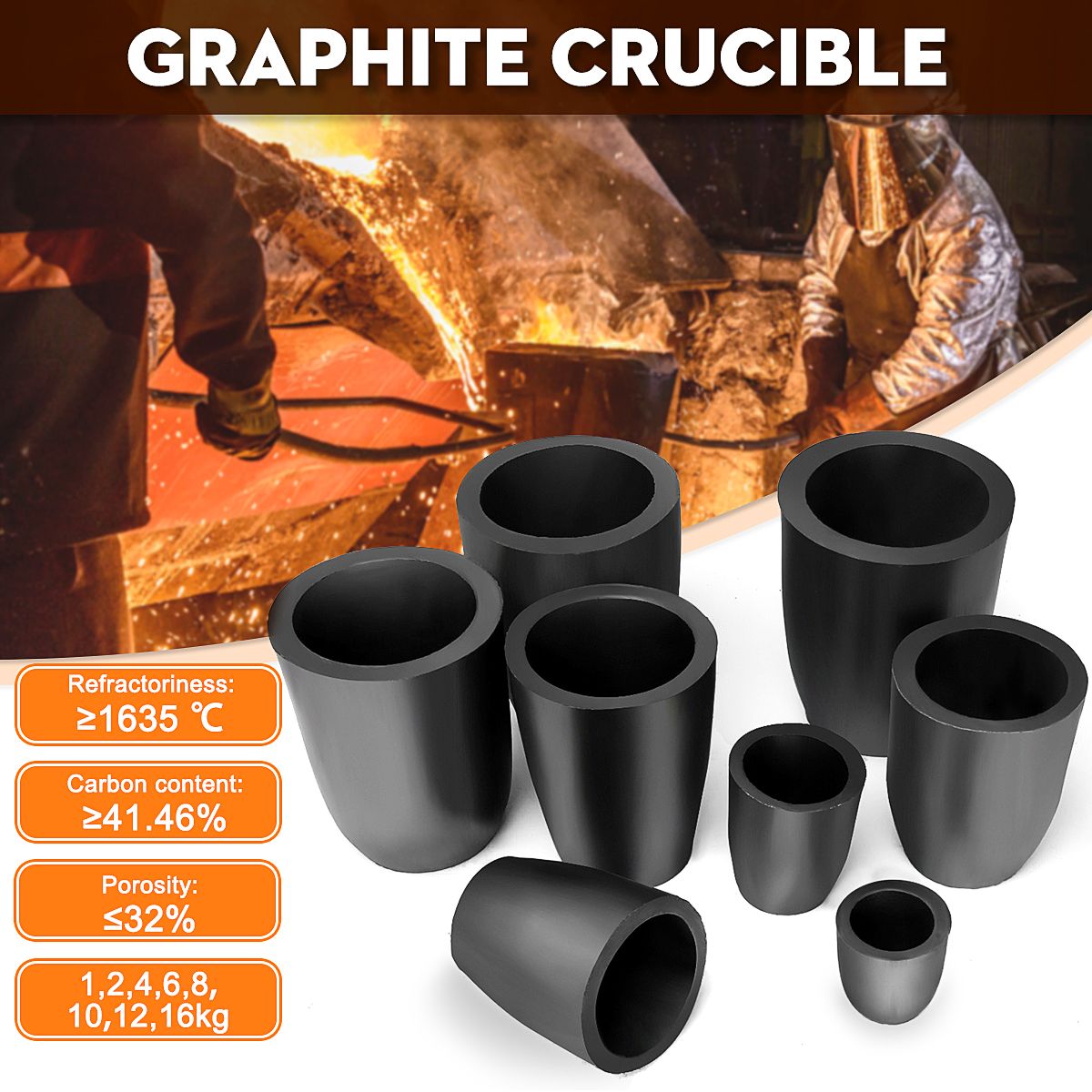 1-16kg-Graphite-Furnace-Casting-Foundry-Crucible-Melting-Tool-for-smelting-1618746