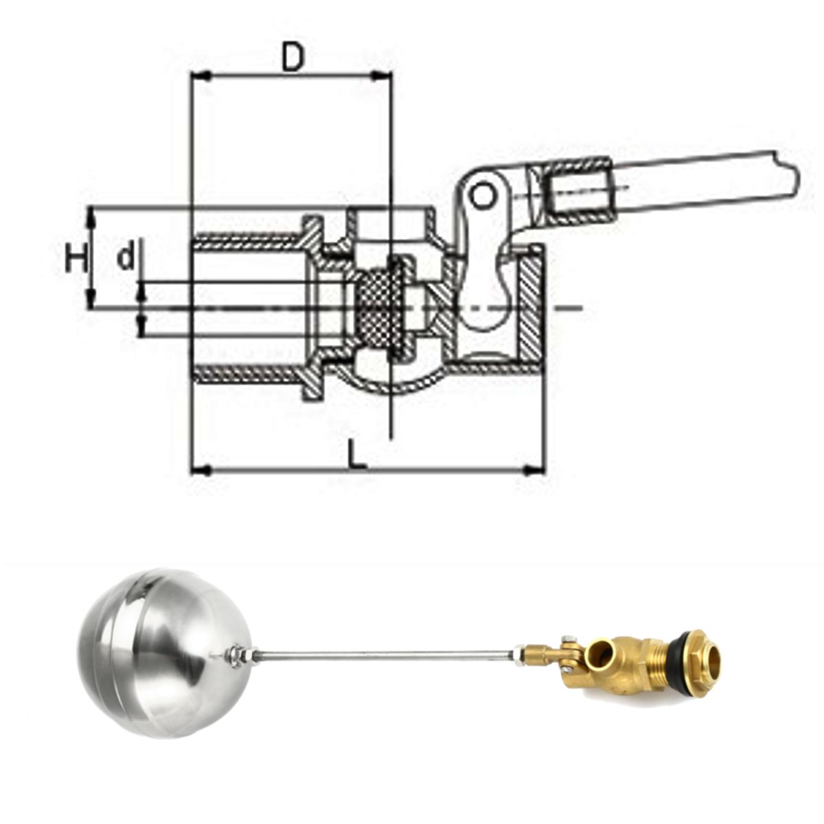 1-Inch-Float-Valve-Brass-Valve-Stainless-Steel-Water-Trough-Automatic-Cattle-Bowl-Tank-1350658