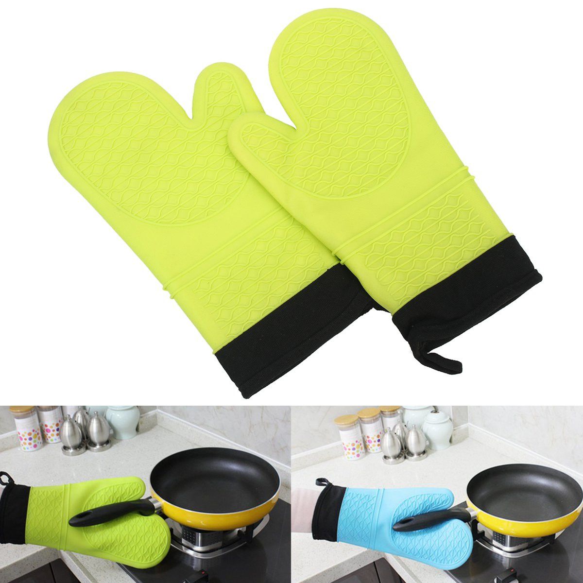 1-Pair-Heat-Resistant-Oven-Glove-Kitchen-BBQ-Cooking-Grilling-Baking-Mitt-Silicone-Fabric-Glove-1151604