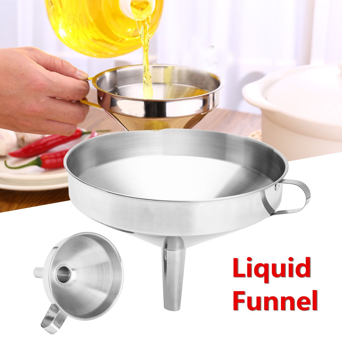 10-24cm-Stainless-Steel-Wide-Mouth-Liquid-Water-Oil-Funnel-Kitchen-Filter-Tool-1378511