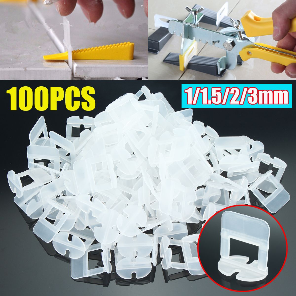 100Pcs-10152030mm-Tile-Leveling-System-Spacer-Clips-Floor-Wall-Tiling-Tool-1248356