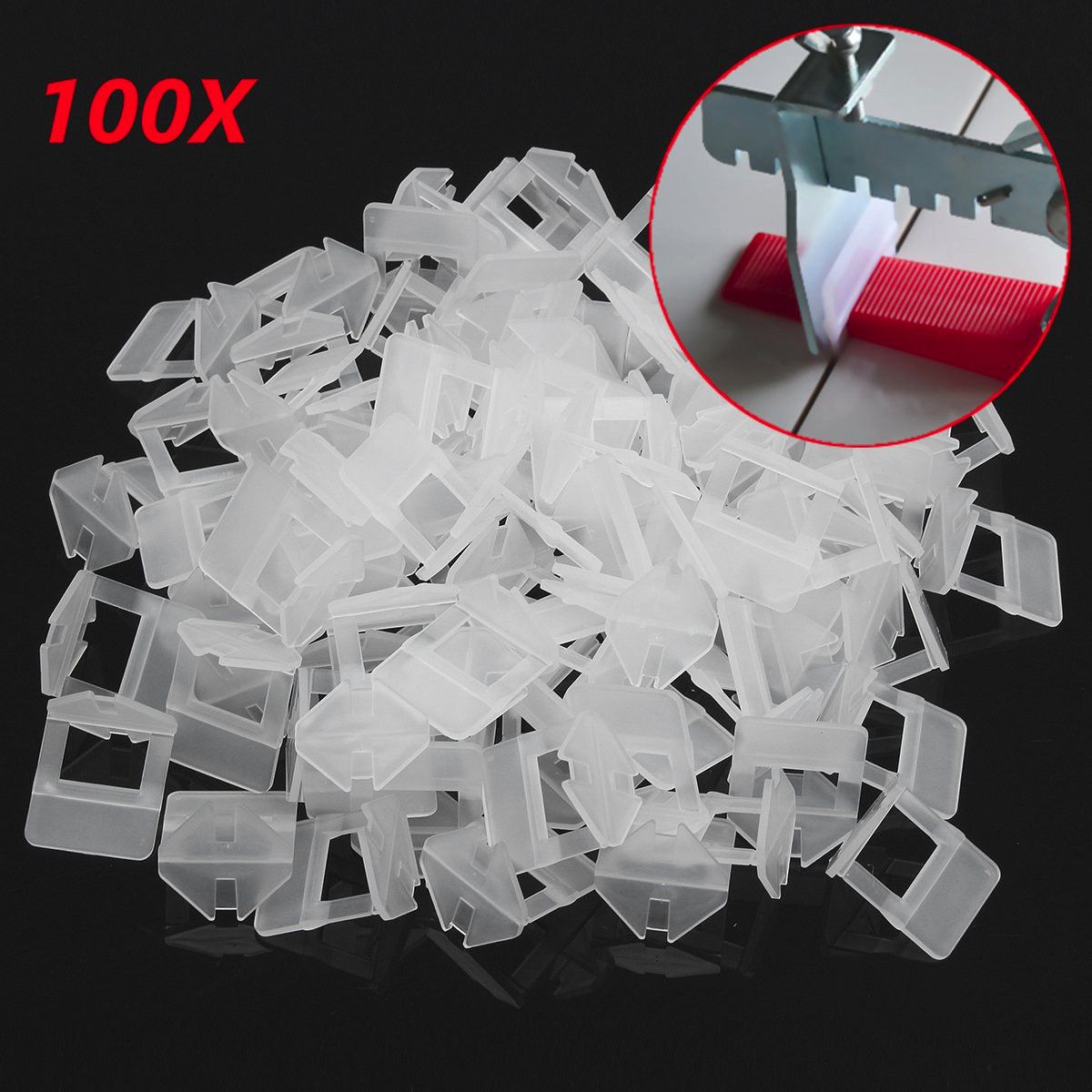 100Pcs-15mm-White-Ceramic-Tile-Tiling-Accessibility-Spacer-Plastic-Clip-1096390