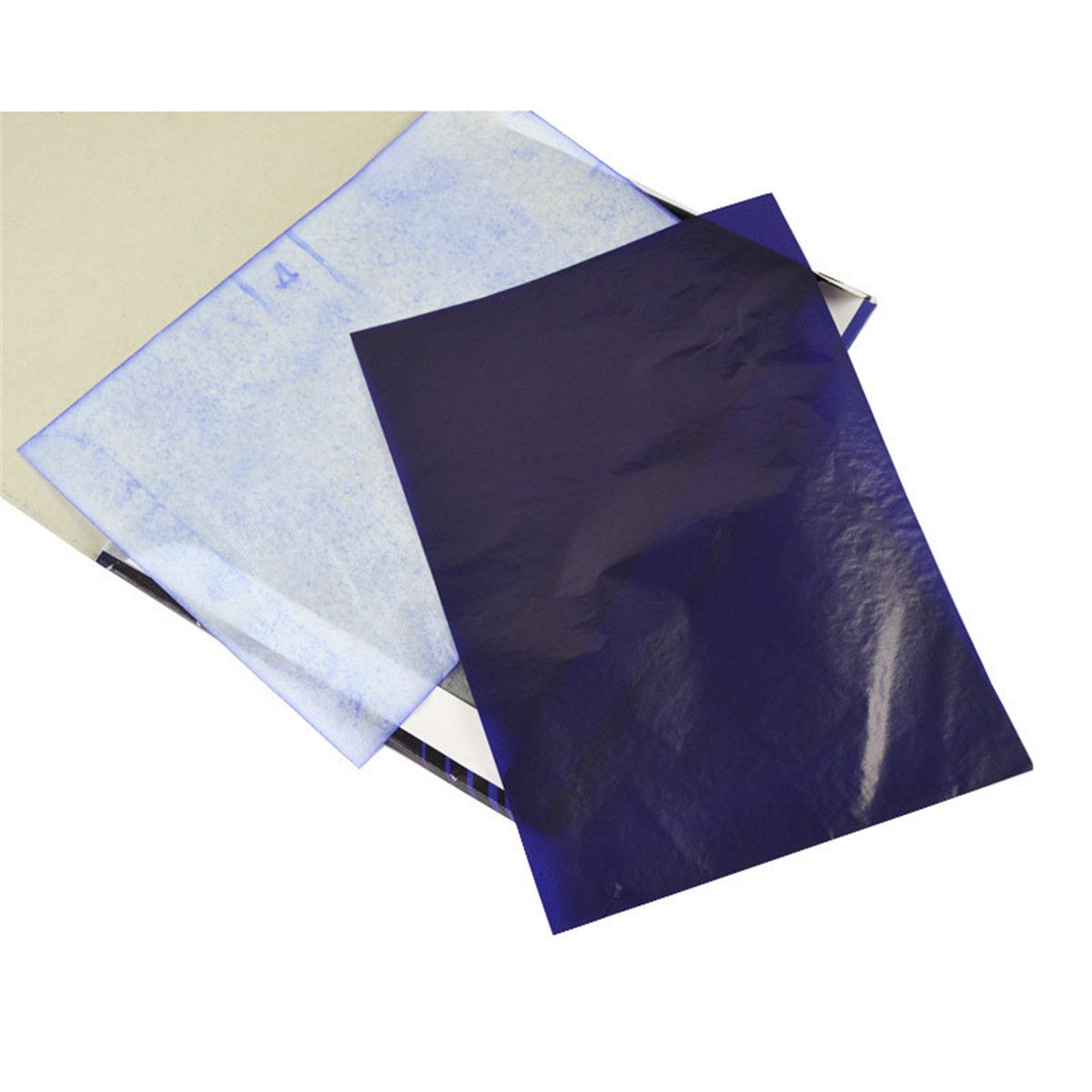 100Pcs-Blue-Carbon-Hand-Copier-Stencil-Transfer-Paper-Hectograph-185X255cm-1172819
